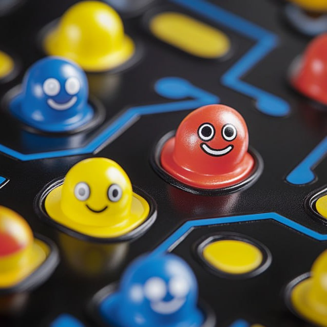 Pac-Man Maze Magnetic Board Game